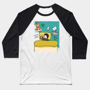 Sleep is for the week - Cat Reading - Dog Reading - mydoodlesateme Baseball T-Shirt